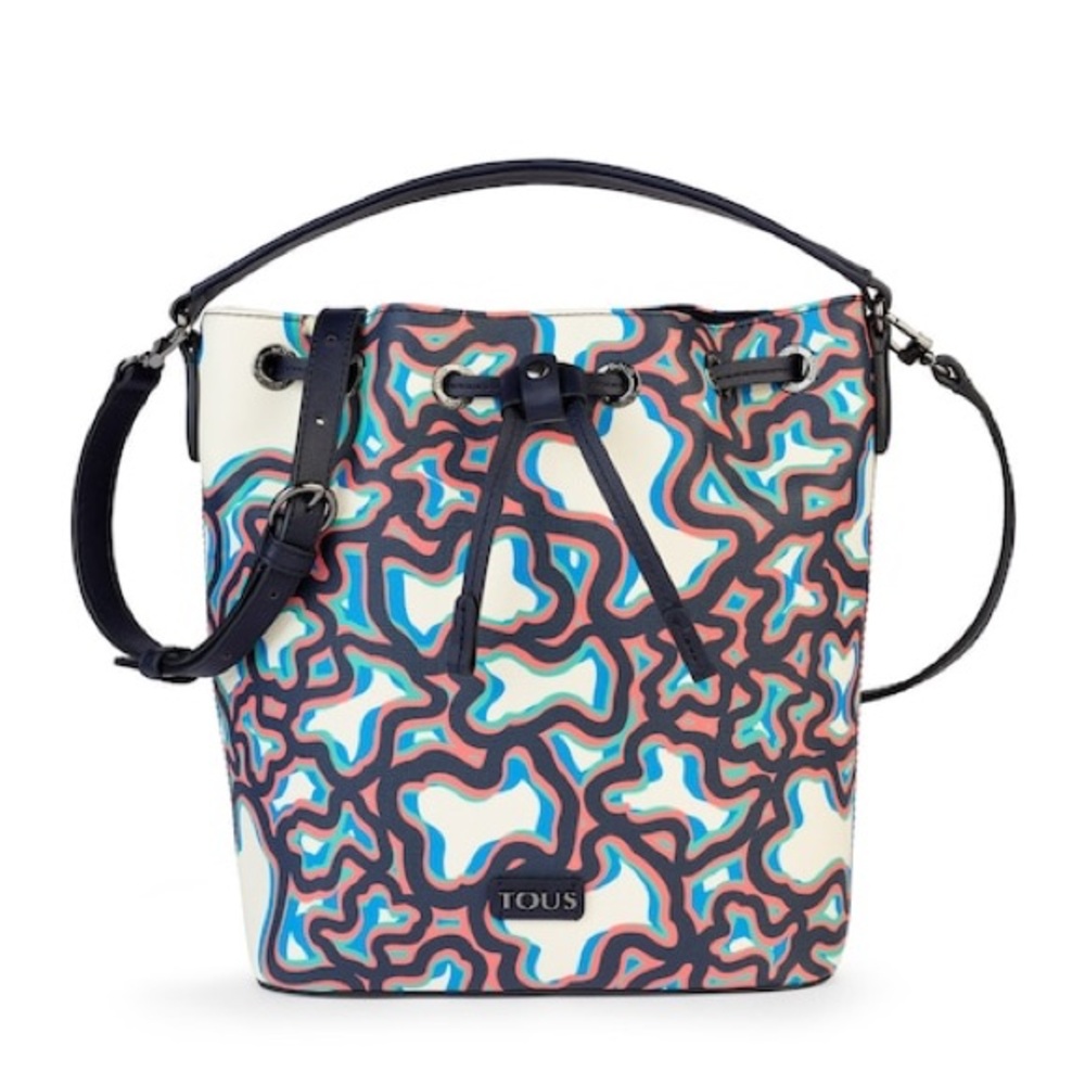Tous Abstract Multicolor Shoulder Bag with Wallet